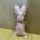 thumbnail image 3 of Easter Bunny Decor Easter Stuffed Fabric Bunny, 10" Stuffed Bunny Rabbit Egg Carrot Vase Fillers Rustic Farmhouse Decor Tiered Trays, Spring Decorations for Home Farm (Light White), 3 of 5
