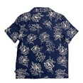 thumbnail image 2 of GAP Kid Infant Toddler Youth Boys Short Sleeve Button Down Collared Cabana Shirt (Navy Floral, L (10/12)), 2 of 2