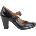 thumbnail image 3 of Sofft Womens Miranda Leather Round Toe Heels Black 8 Medium (B,M), 3 of 8