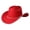 Red, variant on Women's Rhinestone Cowboy Hat: Wide Brim Sparkly Western Classic Roll Up Fedora Hat for Parties & Daily Wear
