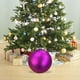 thumbnail image 5 of Adornos navideños, adornos para árbol de Navidad, regalos de Navidad, adorno mate irrompible, tapa perforada de plástico con adornos florales para decorar el árbol, bola festiva., 5 of 6