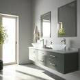 thumbnail image 6 of VIGO Glass Round Vessel Bathroom Sink in Frosted White with Linus Faucet and Pop-Up Drain in Brushed Nickel, 6 of 10