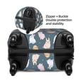 thumbnail image 4 of Daiia Cute Rabbit Luggage Cover, Thickened Washable Travel Luggage Covers, Elastic Unique Baggage Covers for 18-20 inch Luggage-Large, 4 of 9