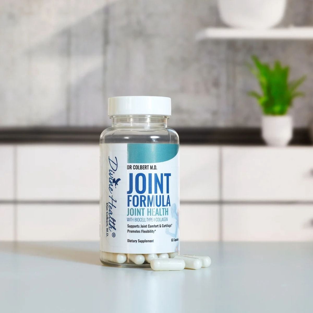 Dr. Colbert, MD Joint Formula | by Divine Health | Joint Health | AvoVida | Boswellia | 60 Capsules | 30 Servings