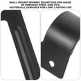 thumbnail image 2 of EXHUMKY Black Metal Ironing Board Wall Mount Storage Hook for Hanging Iron and Accessories, 2 of 6