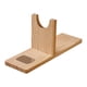 thumbnail image 3 of Soporte de madera para pegamento caliente, soporte para herramientas de pegamento caliente de mesa, organizador de escritorio para taller con almohadilla antigoteo grande, 3 of 9