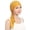 Yellow, variant on TBWNWG Stylish Beaded Turban Wrap Scarf Hat for Women with Decorative Tail Hair Accessory Head Cover Baseball Cap,Size One Size