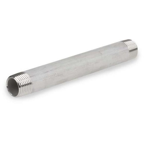 Smith-Cooper S8344NI001014B 0.125 x 1.5 in. Pipe Nipple Stainless Steel