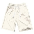thumbnail image 3 of Zwiiyzr Toddler Baby Girls Boys Summer Outfits 2Pcs Casual Short Sleeved Jogger Shorts with Drawstring Home Print Sports Baby Clothes Summer Two-Piece Set Khaki, 3 of 6