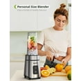 thumbnail image 6 of Syvio Smoothie Blender for Shakes and Smoothies, Personal Blender with 2 BPA-Free 20 Oz Sport Cups, Grind & Cut Blades, 2-Speed Control, 6 of 9