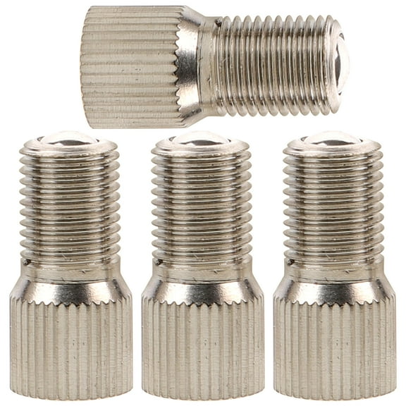 Raindrops 4Pcs Nickel Plated Valve Extension Tube for Tire Valve Extender Motorcycle