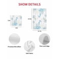 thumbnail image 7 of Coastal Blue Kitchen Dish Towels for Drying Dishes Set of 2, Ocean Coral Starfish Jellyfish Seahorse Waffle Weave Microfiber Hand Tea Bathroom Towels Quick Dry & Absorbent Towel 12x12, 7 of 7