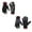 Grey+Black, variant on HANDLANDY 2 Pairs Mens Work Gloves Touch Screen, Synthetic Leather Utility Gloves , M , Grey+Black