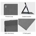 thumbnail image 4 of Etui Tablette pour Tab 16, Multi Angle Folio PU Cuir Stand Coque Cas, Tablette Design Étanche Housse de Protection pour Tab 16, 4 of 8
