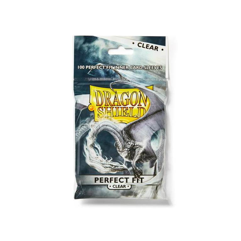 Dragon Shield Clear Perfect Fit Standard Size Inner Sleeves - Bundle of 2