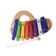 thumbnail image 1 of Madera de pino Xilófono 8 Notas 3 mm Placa de Aluminio Colorido con Mango de Palo de Madera Mallet P Abanopi Glockenspiel, 1 of 4