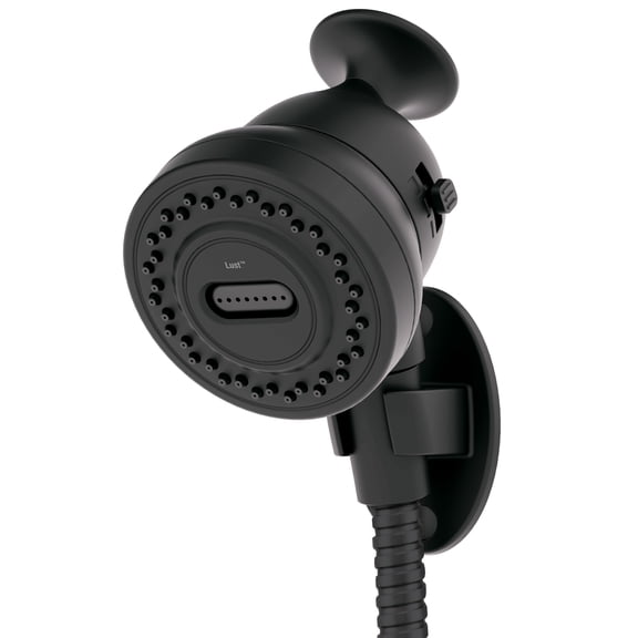 Oxygenics Lust Elysium 2-Setting Matte Black Water Pressure Massager - 72" Hose