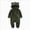 O174-AG, variant on 3-6 Months Newborn Newborn Infant Baby Boys Girls Snowsuit Winter Coat Bear Warm Fleece Hooded Footed Romper Jumpsuit Outfits