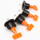 thumbnail image 2 of Kit De Sistema De Niveladores Bloosom  De Azulejos, 100 Piezas Naranja con Negro, 2 of 5