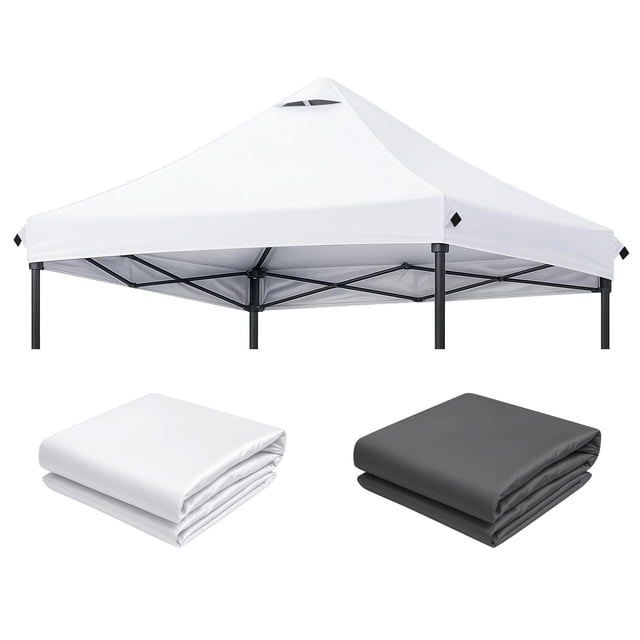 Capa de Reposição para Tenda 2,4x2,4m Impermeável em Poliéster Branco