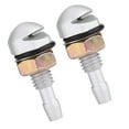 thumbnail image 3 of Universal Aluminum Alloy Car Front Windshield Sprayer Washer Nozzle 2pcs for Auto Quick Installation, 3 of 7