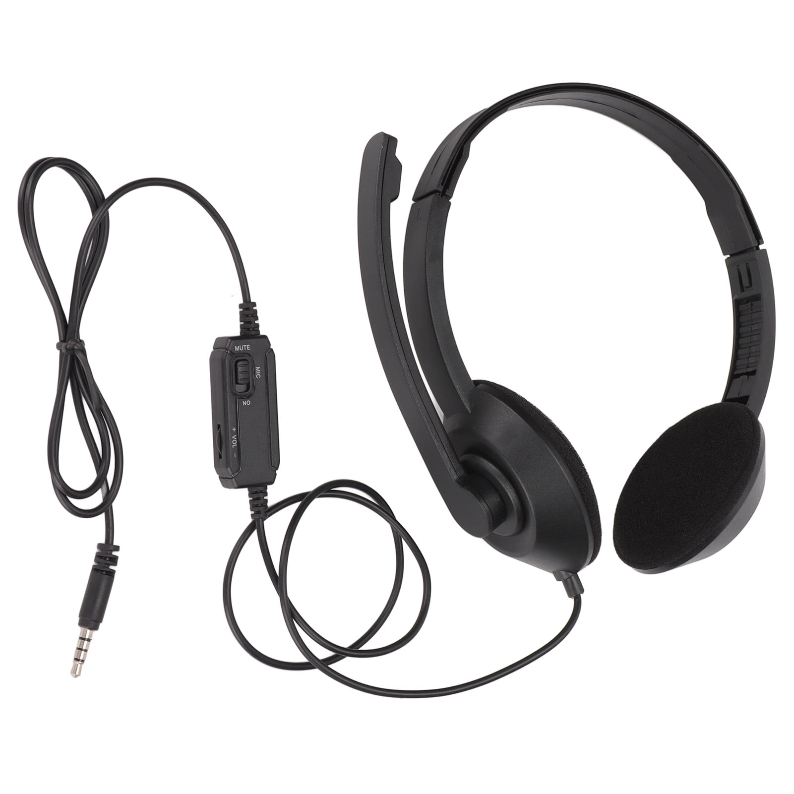Wired?Gaming?Headset, Soft Earmuffs Over?Ear?Game?Earphone 40mm Driver?Unit Mute Function Noise?Reduction Comfortable  For Cellphone