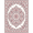 Blush Pink, Pattern 2, variant on ODIKA Pink Border Alfombra Para Cuarto Boho Scattered Vintage Refined Structured Non-Slip Chair-Friendly for Home Office, Gaming Room, Under Desk