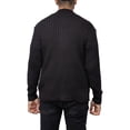 thumbnail image 2 of X RAY JEANS Mens Stand Collar Cardigan, Black, S, 2 of 5