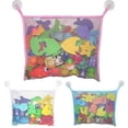 thumbnail image 3 of POINTERTECK Bath Toy Organizer Mesh Storage Hanging Bag + 2 Bonus Strong Hooked Suction Cups, 3 of 9