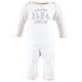 thumbnail image 5 of Hudson Baby Mono De Algodón Unisex Para Bebé Some Bunny 3-6 Meses, 5 of 5