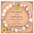 thumbnail image 3 of Top-kevin Sunflower Gift For Women, Sunflower Bracelet Jewelry Christmas Birthday Inspirational Gifts for Women Friends Daughter Niece Granddaughter Adults, 3 of 9