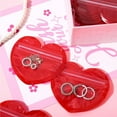thumbnail image 5 of 100 Pcs Mini Cute Gift Packaging Bags,Clear Plastic Jewelry Bags,Red Heart-Shaped Ziplock Pouch,Resealable Sample Organizer,for Small Business Earring Sample Valentine's Day Wedding, 5 of 7