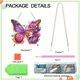 thumbnail image 2 of Colgantes ventana arte diamantes imitación 5D DIY pintura puntos del Acrílico Mariposa y Flores Coloridas Cgtredaw, 2 of 9