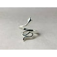 thumbnail image 5 of Heaven Crafts Snake Wrap Ring 925 Sterling Silver Handmade Boho Adjustable Gift For Her, 5 of 6