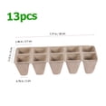 thumbnail image 4 of OULII Small Propagation Pots Nutrient Supply Light Brown for Gardening 13 Pcs, 4 of 5