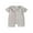 Gray, variant on Baby Boys Jumpsuit, Short Sleeve Turn-down Collar Button-down Summer Romper Clothes for Casual Daily