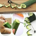 thumbnail image 7 of 2025 New Piranha Spiral Cutter, Stainless Steel Spiral Cutter for Veggies,Kitchen Spirals Cutters Gadgets Vegetable Spiralizer for Cucumber, Potato, Carrots (2pcs), 7 of 7