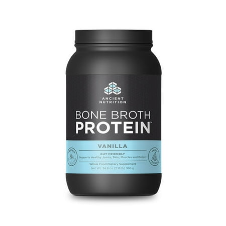 Ancient Nutrition, Bone Broth Protein, Vanilla, 40