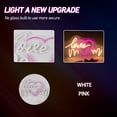 thumbnail image 3 of Y YUNHSOM Love Mom Neon Sign,USB Power Dimmable Led Light Sign for Wall Decor，Room, Office, Mother's Day Gift(15.75*8.66 Inch), 3 of 9