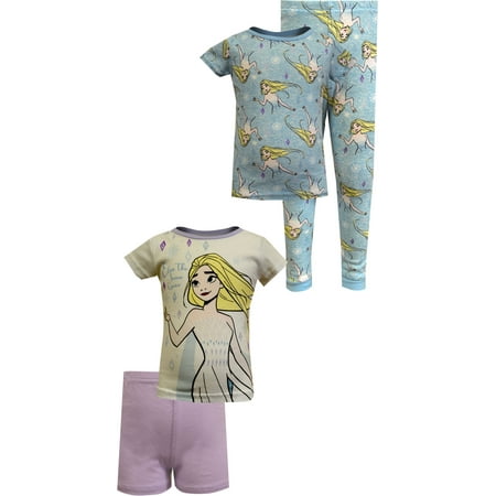 

Favorite Characters Girls Disney Frozen II Elsa the Snow Queen 4 Piece Cotton Toddler Pajama