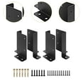 thumbnail image 6 of 4 Pack Post Support Bases Deck Mount Anchor Brackets Adjustable for 2x4 4x4 Posts for Pergolas and Fencing, 6 of 9