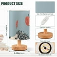 thumbnail image 3 of Hedgehog and Leaves Table Lamp USB Bedside Desk Nightstand Lamp Printed Gifts Small Lamp Wood Base for Bedroom Living Room Kids Room College Dorm, 3 of 7