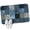 Blue, variant on Front Door Mat 15.7"x23.6", Animals Print Plaid Non Slip Backing & Low Profile Doormats, Absorbent Muddy Dirt Trapper Door Mats for Front Back Door All-Weather Blue Checkered Leopard Textured