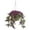 Purple, variant on OakRidge Fully Assembled Artificial Mum Hanging Basket, Multi, 10” Diameter with 18” Long Chain – Polyester/Plastic Flowers in Metal/Coco Fiber Liner Basket for Indoor/Outdoor Use