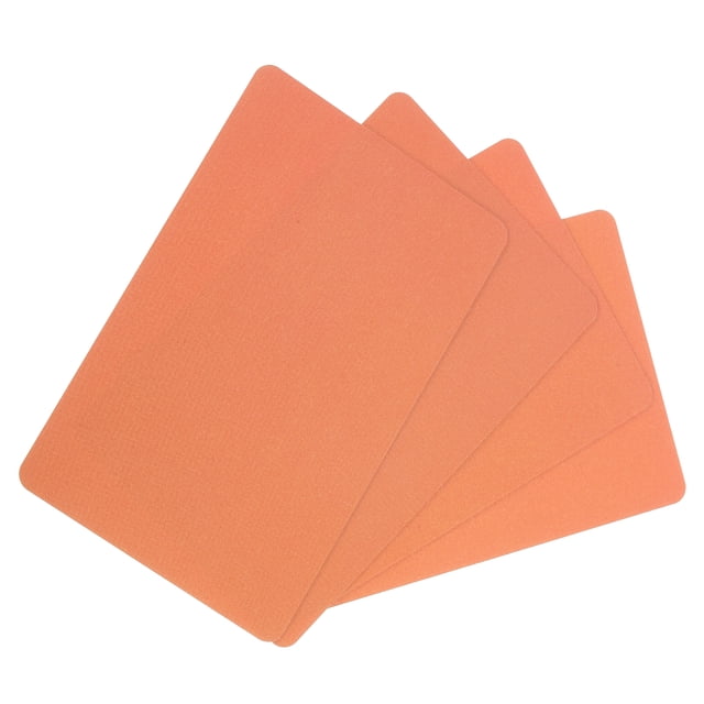 20Pack Blank Cards 15mil Blank Credit Cards Plastic Cards Orange
