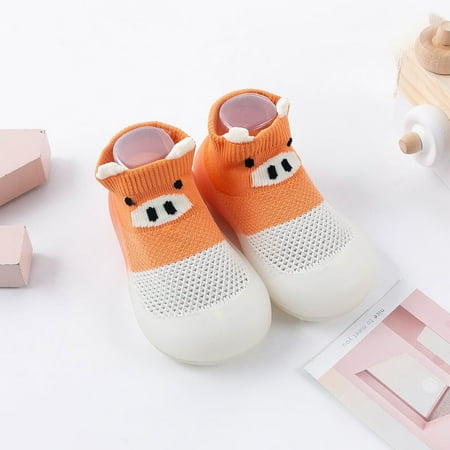 

〖Roliyen〗Toddler Shoes Prewalker Baby Toddler Cartoon Children Shoes Boys Socks Girls Summer Slipper Baby Shoes