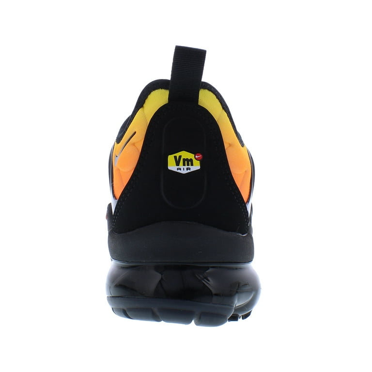 Men s Nike Air Vapormax Plus Black Black Total Orange 924453 006 9.5