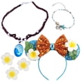 thumbnail image 1 of Set de cosplay de Yosbabe Moana, accesorios de vestir para niñas, 1 of 7