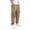 Khaki, variant on Dmsael Boys Cargo Pants Drawstring Casual Hiking Pants Joggers Athletic Trousers Cotton Loose Straight Sweatpants for Boy (Navy,5-6 Years)