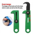 thumbnail image 3 of Unpacking Knife Portable Express Parcel Push Knife Keychain Hook Blade Survival clip camp sharp cutter Tool Box Opener, 3 of 9